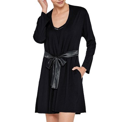 Kimono fin manches longues et ceinture satinée ESSENCE IMPETUS WOMAN