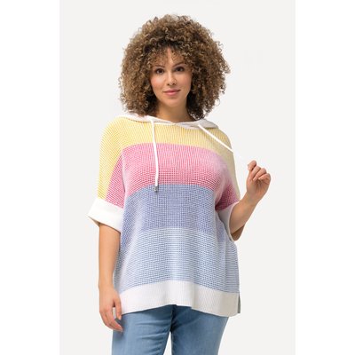 Pull à larges rayures et capuche ULLA POPKEN
