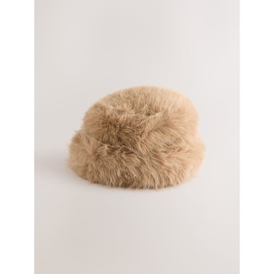 Chapeau cloche en imitation fourrure NEXT