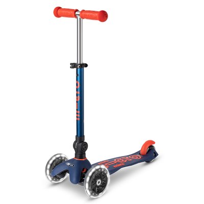 Trottinette 3 roues Mini Micro Deluxe  Marine LED MICRO MOBILITY