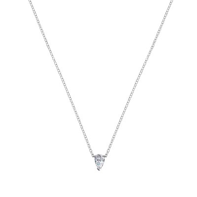 Collier en argent 925 et oxyde de zirconium CLEOR