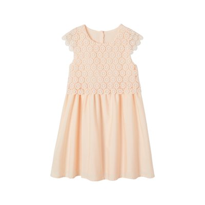 Robe de cérémonie effet 2 en 1 superposition en macramé VERTBAUDET
