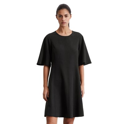 Mini-robe évasée en mélange TENCEL™ Lyocell-lin MARC O'POLO