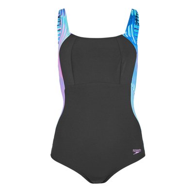 Maillot de bain 1 pièce motif/style ondulé LUNA LUSTRE SPEEDO