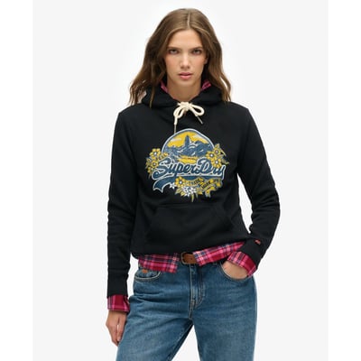 Sweat à capuche Floral SUPERDRY