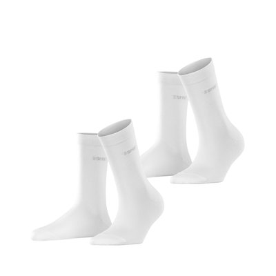Chaussettes Uni 2-Pack Coton (biologique) ESPRIT