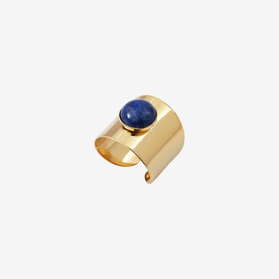 Bague ajustable plaquée or MINIMAL CAROLINE NAJMAN