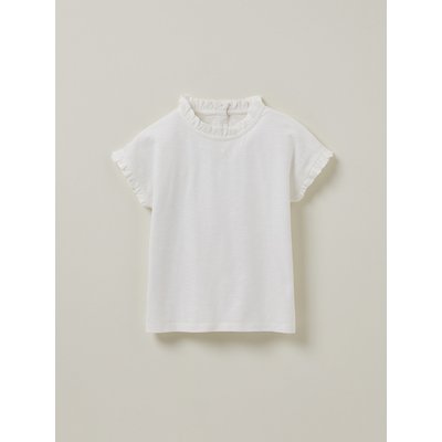 T-shirt à volants en coton Biologique CYRILLUS