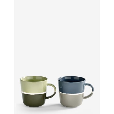 Set of 2 Sea Mist & Grass Land Little Brew Mugs PURER HOME X EDEN PROJECT