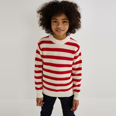Pull rayé en coton MONOPRIX