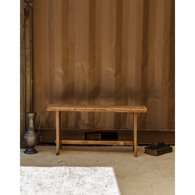 Petit banc en bois Antoine N°462 - Bon état DEBONGOUT