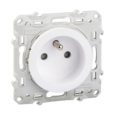 Prise De Courant Odace Blanc SCHNEIDER ELECTRIC