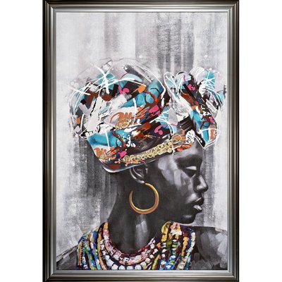 Tableau cadre en bois TURBANISTAINE NOVATREND