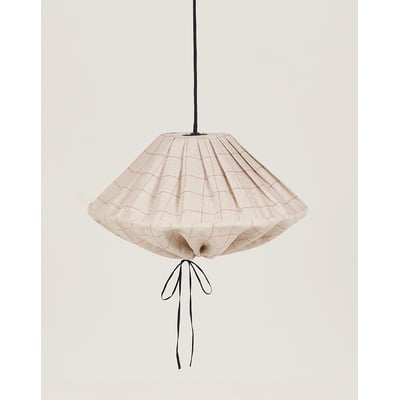 Abat-jour pour suspension en lin français diam. 50cm Yumi NOBODINOZ