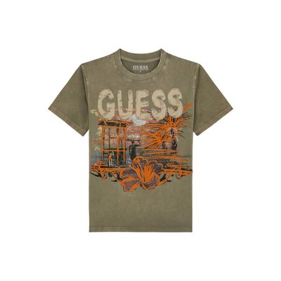 T-Shirt Oversize Imprimé All-Over GUESS KIDS