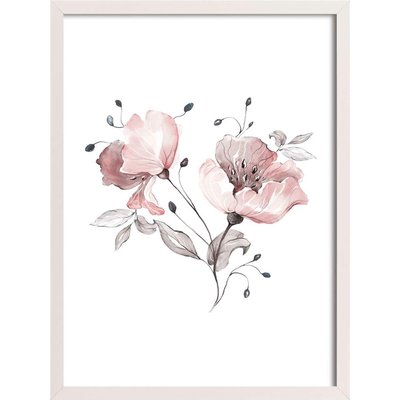 Tableau cadre en bois, Lagon des roses RECOLLECTION