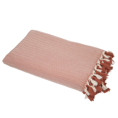 Plaid coton MEGEVE FEBRONIE