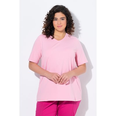 T-shirt à coupe évasée. Décolleté en V et ULLA POPKEN