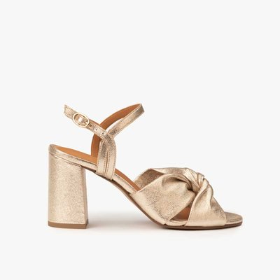 Sandale cuir pailleté NASTASIA MAISON TOUFET