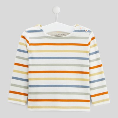 Marinière manches longues en coton BIO GOTS BOUT'CHOU