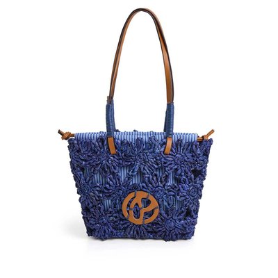 Sac En Raphia Avec Détails Floraux PEPE JEANS
