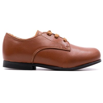 Chaussures basses garçon à lacet en cuir JOHN BONI&SIDONIE