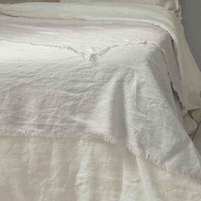 Jeté de lit lin lavé HORTENSE FEBRONIE