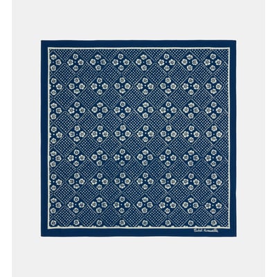 Foulard tandana motif floral en coton bio CADET ROUSSELLE