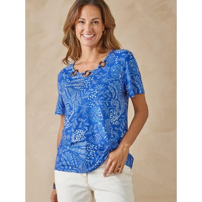 Tee-shirt encolure fantaisie DAXON