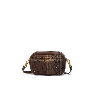 Sac bandoulière à carreaux format petit LIU JO