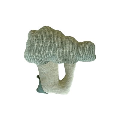 Coussin tricoté en coton Brucy le brocoli OLI&CAROL LORENA CANALS