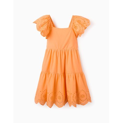 Robe en Coton avec Broderie Anglaise ZIPPY