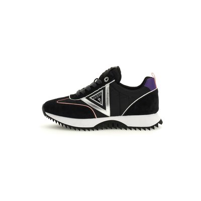 Baskets De Running Bail Cuir Mélangé GUESS