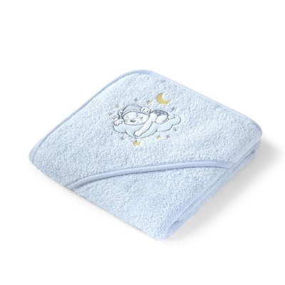 Cape de Bain  en Coton 500g/m² modèle brodé - KATY TRADITION DES VOSGES
