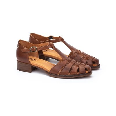 Sandales plates salomé en cuir Valencia PIKOLINOS