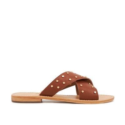 Sandales En Cuir Marcella Studs BONS BAISERS