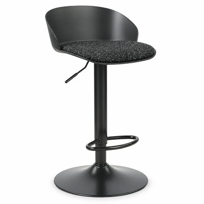 Tabouret de bar réglable, métal et tissu (lot de 2) LEEDS PIER IMPORT