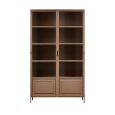 Vaisselier 2 portes en verre et métal H189cm- RONJA WOOOD