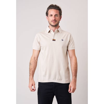 Polo regular homme en 100% coton avec détail rayé LEADLOW DEELUXE