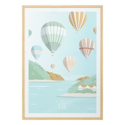 Affiche encadrée vie CLAUDE ATMOSPHERA