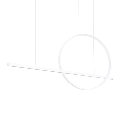 Suspension Aluminium Blanc LED 2 Glad EDEN