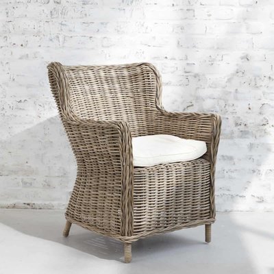 Fauteuil en rotin naturel ATLANTIC BERAH GETAH