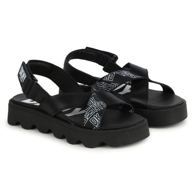 Sandales avec bande auto-agrippante DKNY