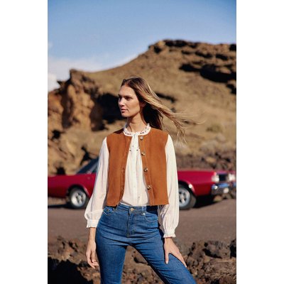 Veste col chemise uni FLORA LA PETITE ETOILE