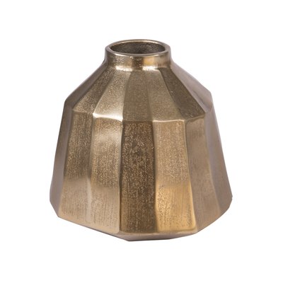 Vase Cannelle   Or     Table Passion-JUNO TABLE PASSION