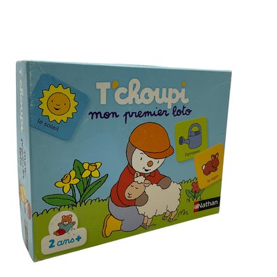 T'choupi Mon premier Loto - Bon état NATHAN