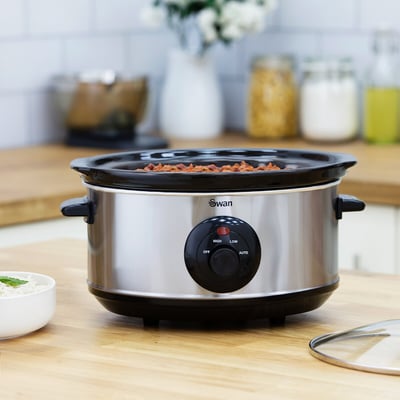 3.5L Stainless Steel Slow Cooker - SF17020 SWAN