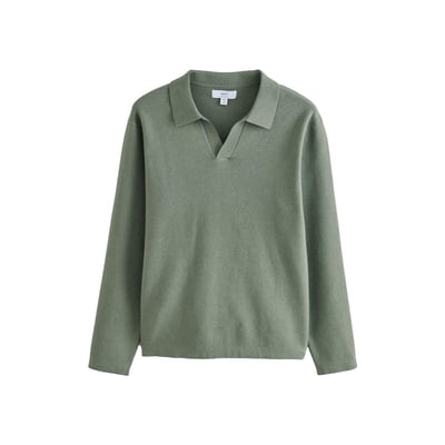 Pull en laine mélangée à col trophy NEXT