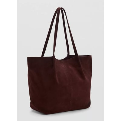 Sac cabas cuir suédé MANGO