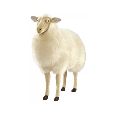 Peluche Geante Mouton Ecru L HANSA